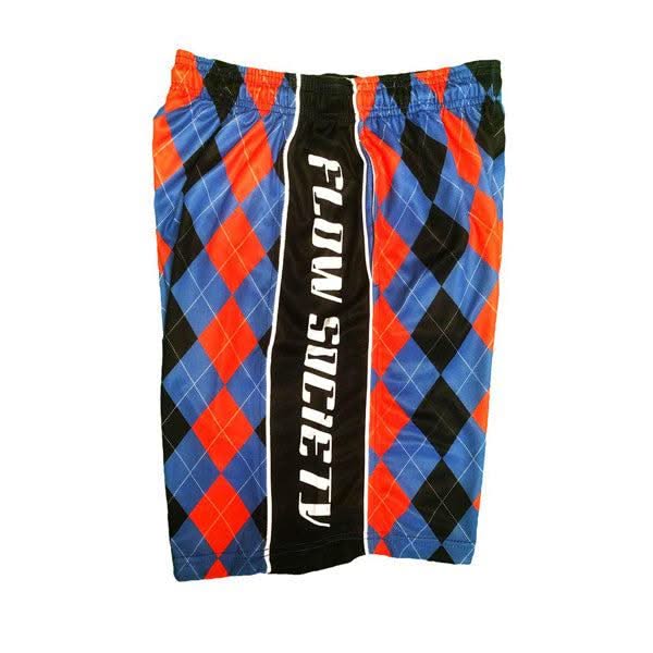 Boys Blue & Red Argyle Attack Short Boys Blue & Red Argyle Attack Short