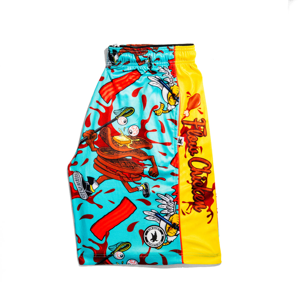 Boys Chicken & Waffles Attack Shorts