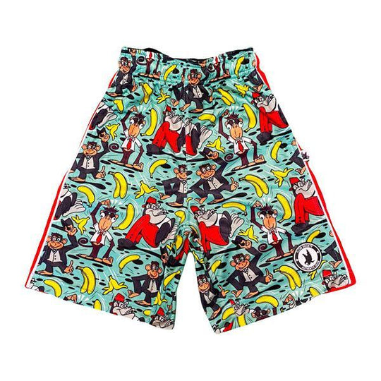 Boys Teal Monkey Suit Attack Short