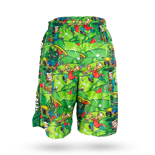 Boys Golfing Gator Attack Short