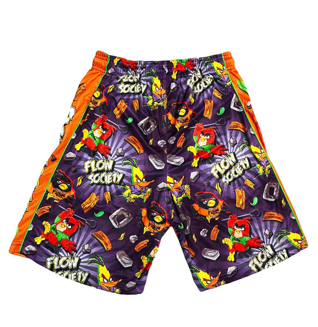 Boys Flow Fowl Attack Short Purple/Multi