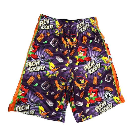 Boys Flow Fowl Attack Short Purple/Multi