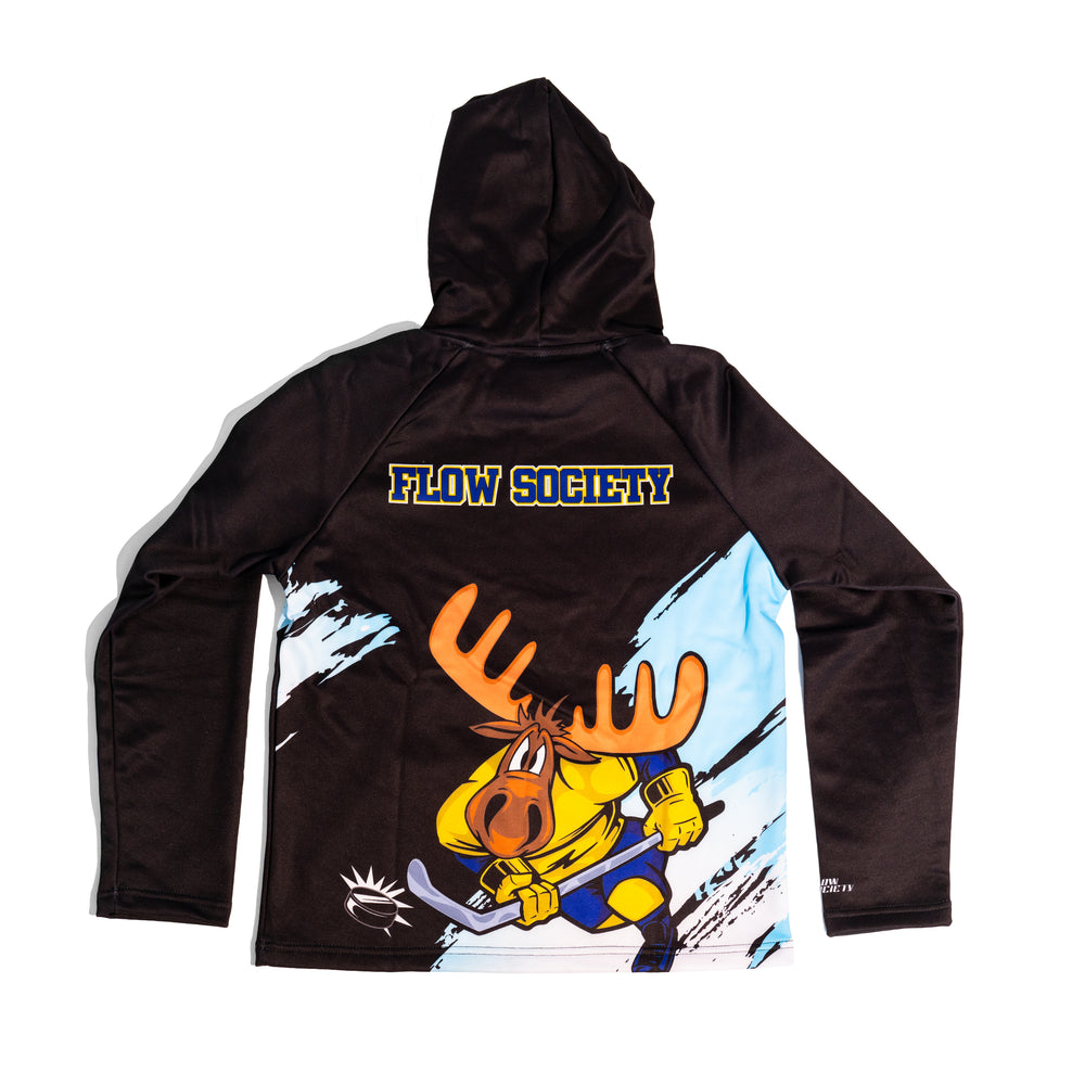 Youth & Adult Face Off Moose Hoodie