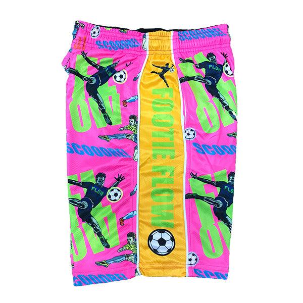 Boys Pink Footie Flow Short