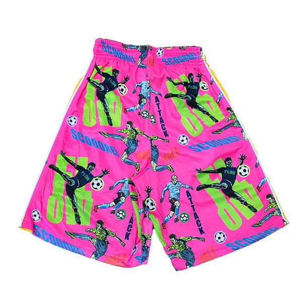 Boys Pink Footie Flow Short