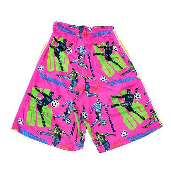 Mens Pink Footie Flow Short