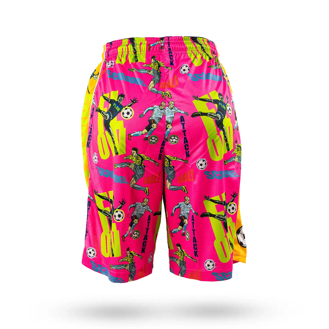 Boys Pink Footie Flow Short