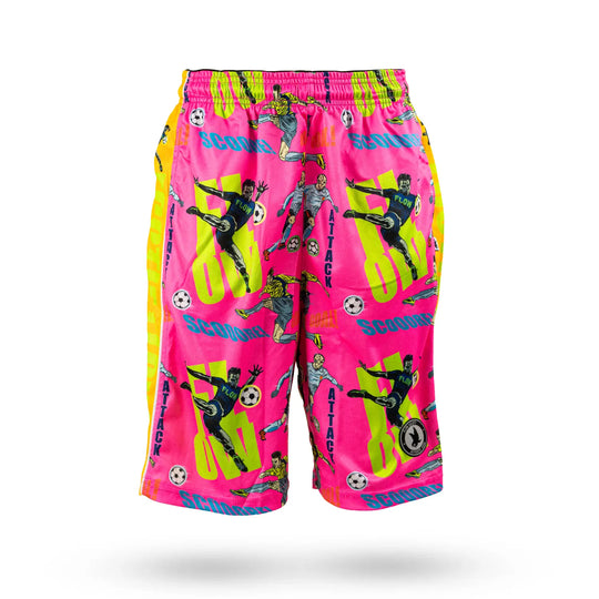 Boys Pink Footie Flow Short