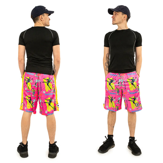 Boys Pink Footie Flow Short