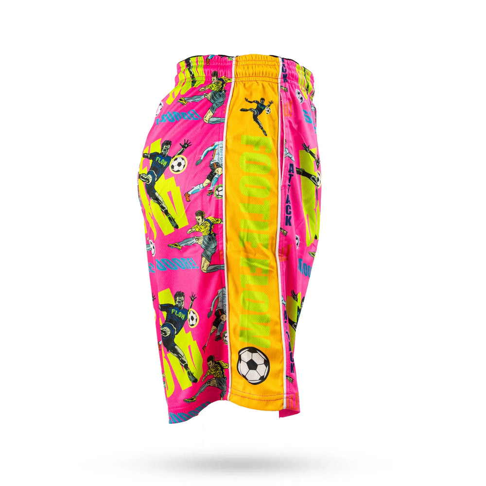 Boys Pink Footie Flow Short