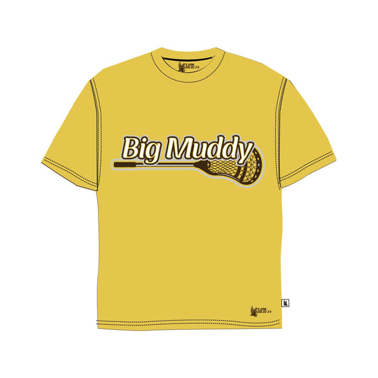 Youth & Adult Big Muddy Mudcats Yellow Tee Shirt