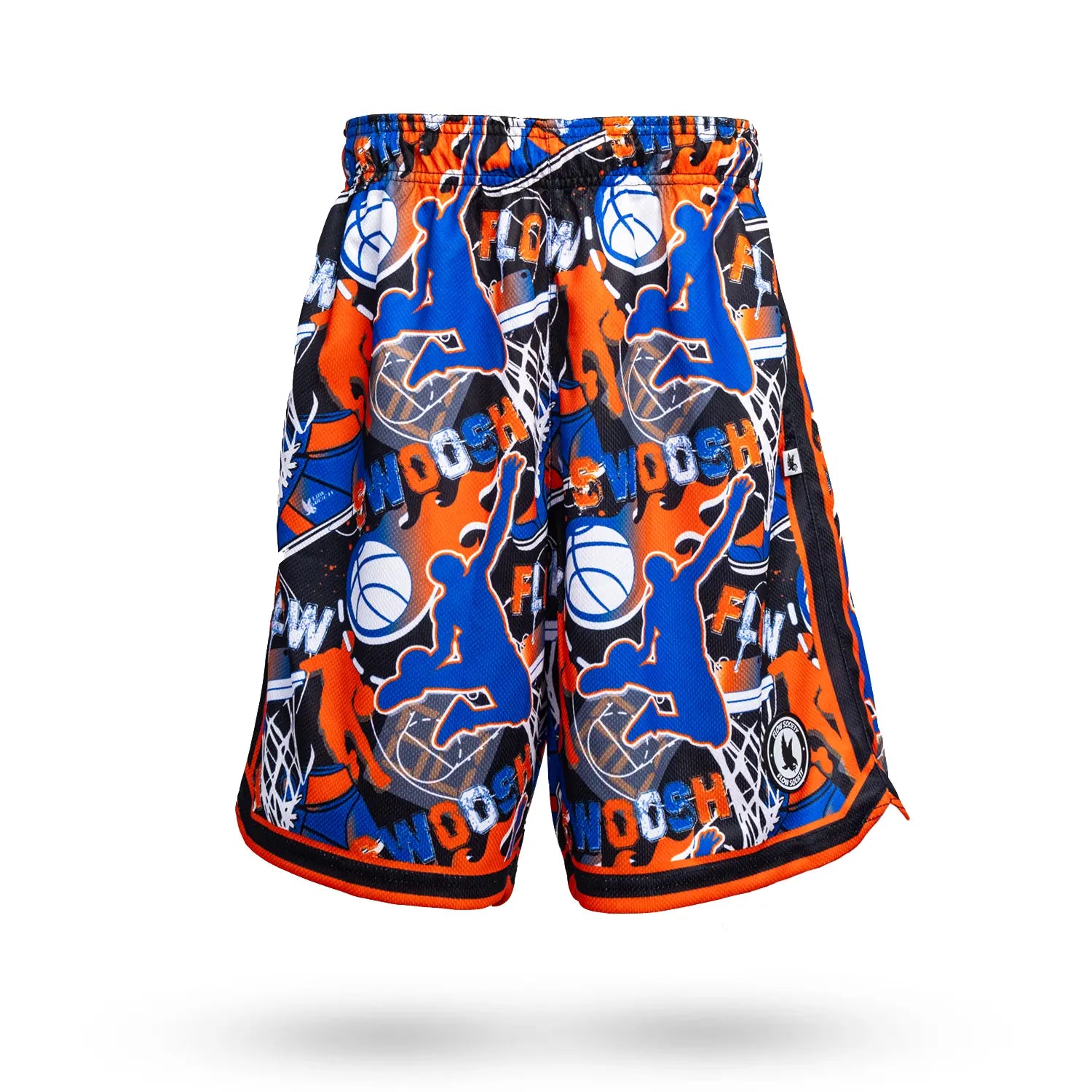 Boys Flow NY Swoosh Basketball Trim Short