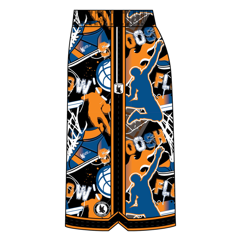 Boys Flow NY Swoosh Basketball Trim Short