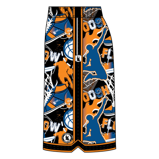 Boys Flow NY Swoosh Basketball Trim Short