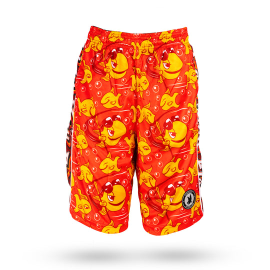 Mens Gold Flow Fish Short