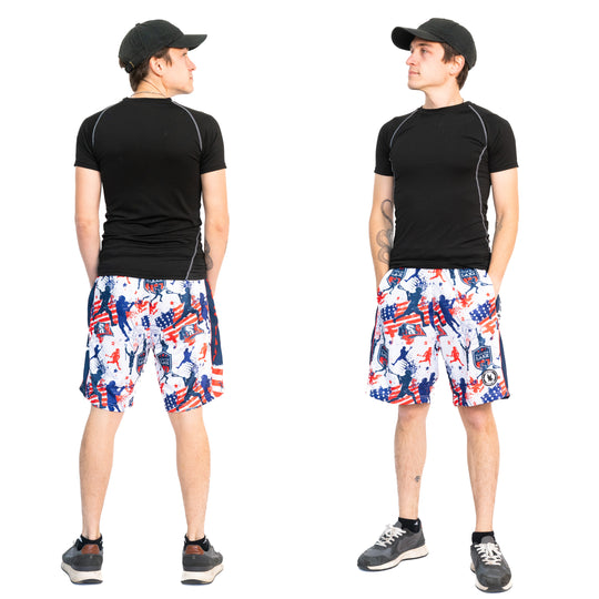 Mens Flow Laxx USA Short