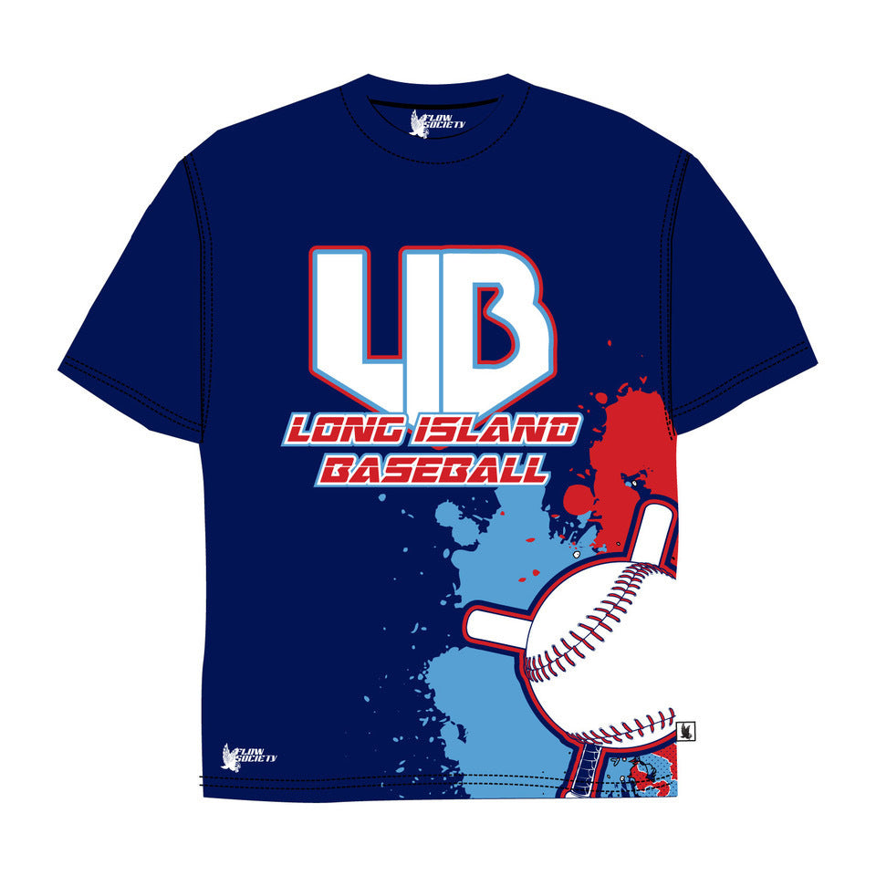 Youth & Adult Long Island Baseball Tee Shirt