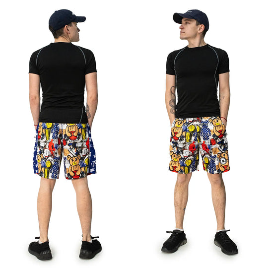 Mens Teddy BBall Short