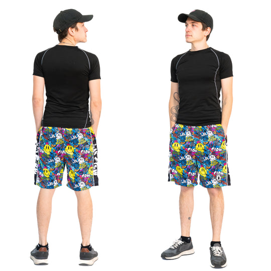 Mens Graffiti Lax Short