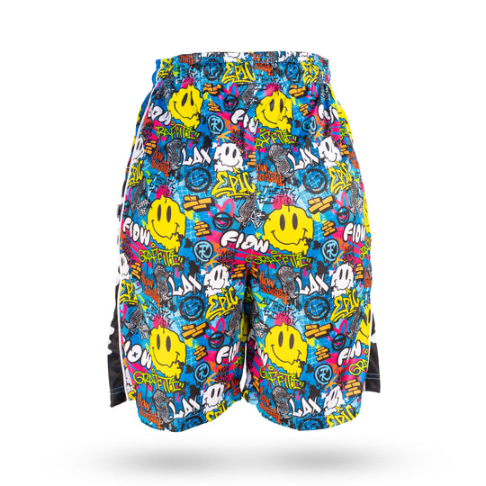 Mens Graffiti Lax Short