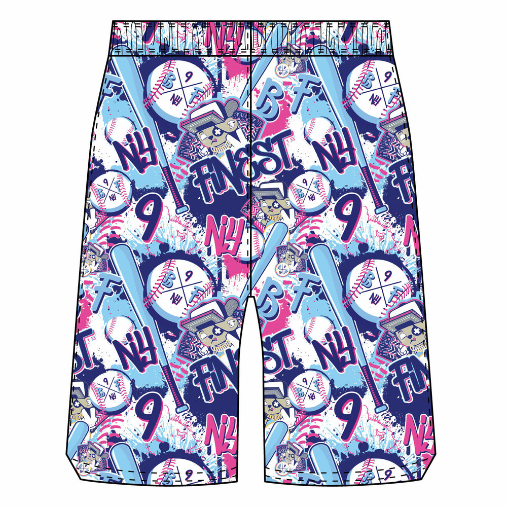 Boys & Mens Finest NY Baseball Short