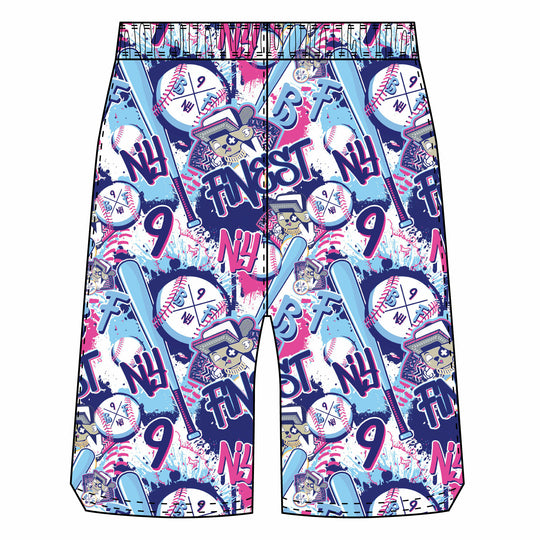 Boys & Mens Finest NY Baseball Short