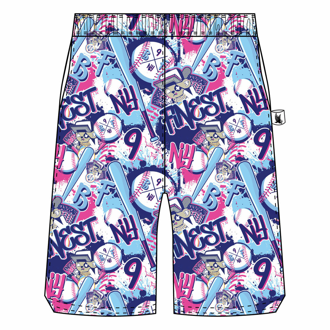 Boys & Mens Finest NY Baseball Short