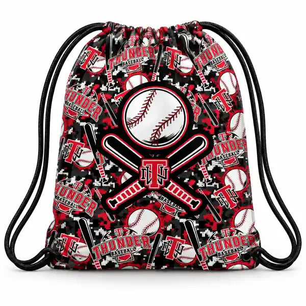 Northern Westchester Thunder Baseball Drawstring Bag