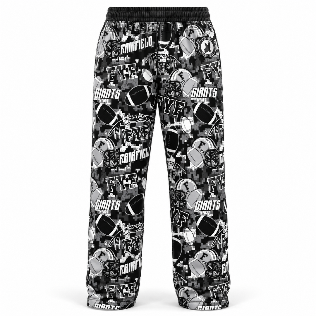 Youth & Adult Fairfield Giants Football Lounge Pant