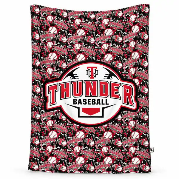 Northern Westchester Thunder Baseball Blanket