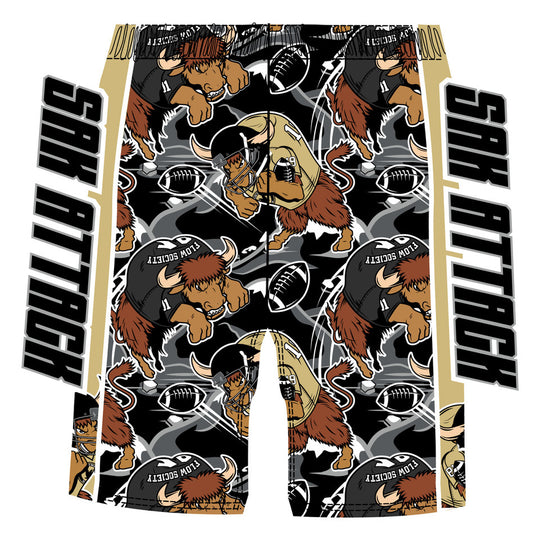 Boys Black Yak Attack Short