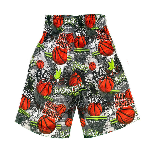 Mens Grey FS Hoops Attack Short