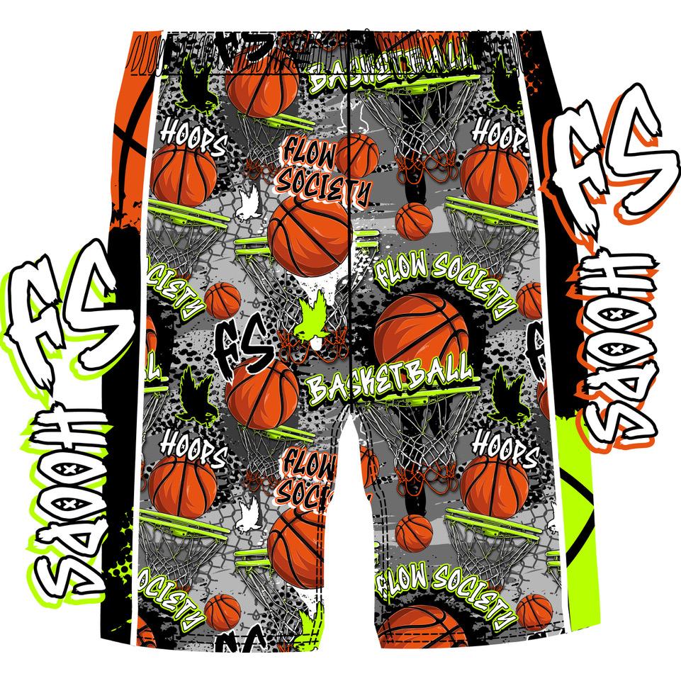 Boys Grey FS Hoops Attack Short