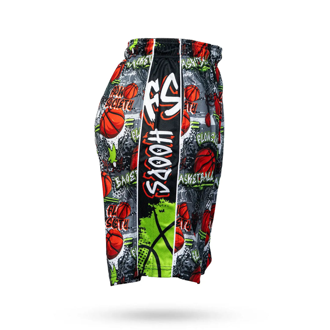 Boys Grey FS Hoops Attack Short