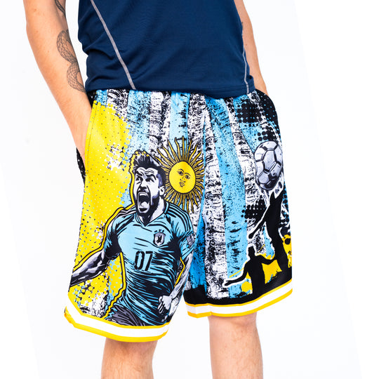 Mens Messy Soccer Short