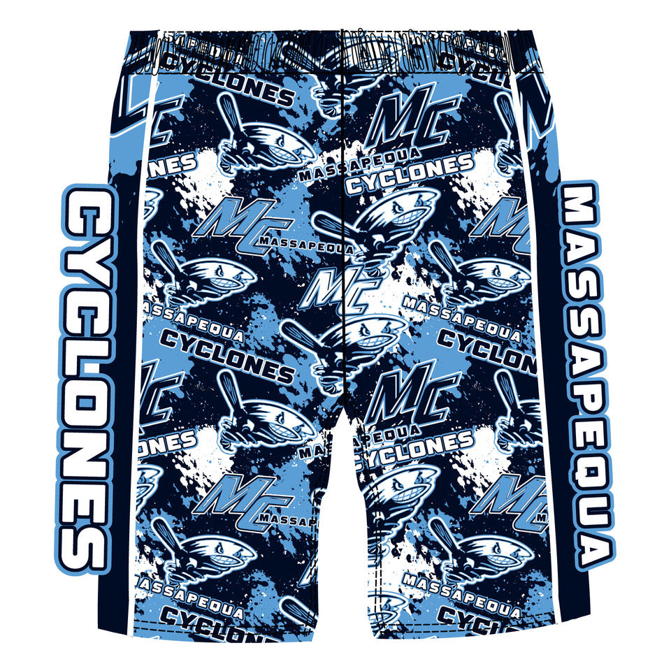 Boys & Mens Massapequa Cyclones Baseball Short