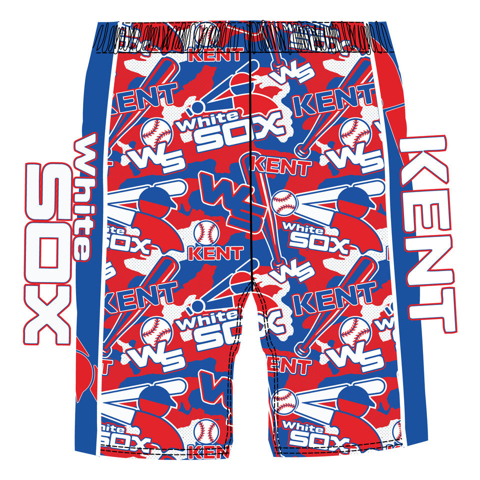 Boys & Mens Kent White Sox Baseball Short