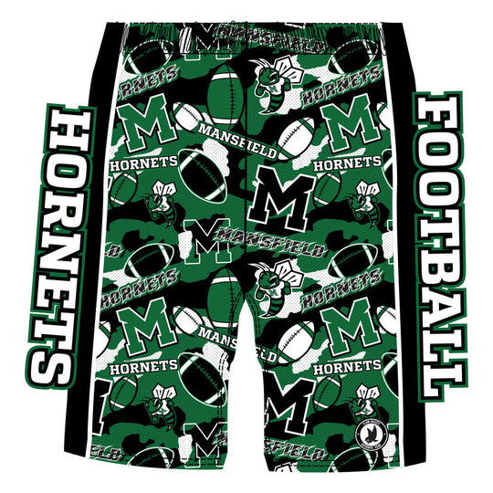 Boys & Mens Mansfield Hornets Football Short Multi