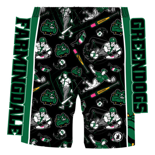 Boys & Mens Farmingdale Greendogs Baseball Short