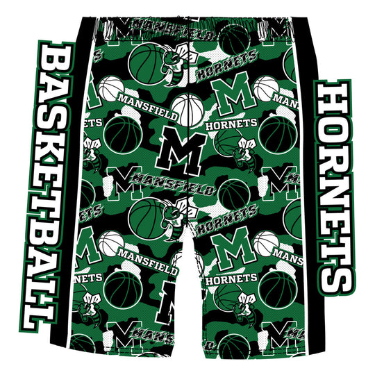 Boys & Mens Mansfield Hornets Basketball Short