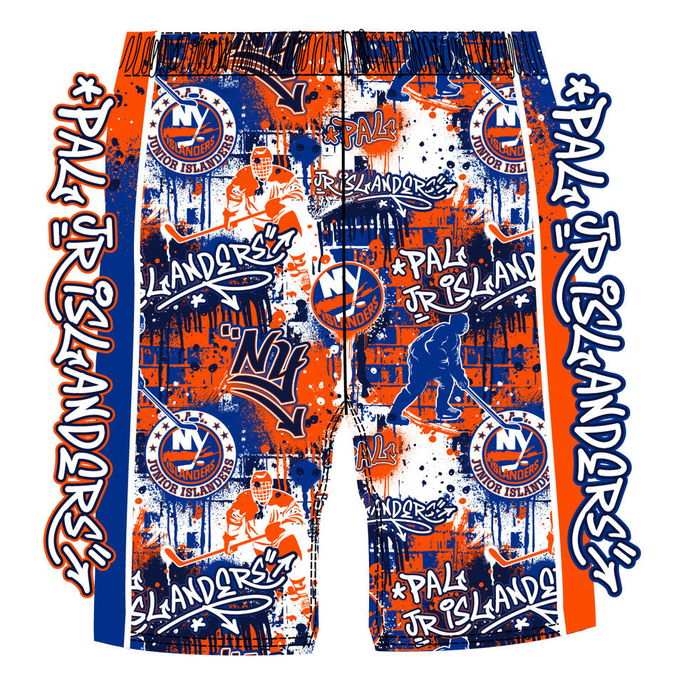 Boys & Mens PAL Jr Islanders Graffiti Short Mid-length