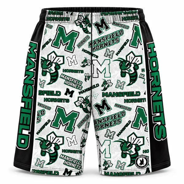 Boys & Mens Mansfield Hornets Short White