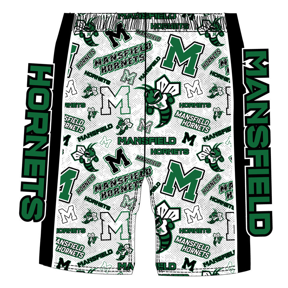Boys & Mens Mansfield Hornets Short White