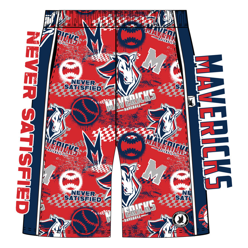 Boys & Mens Mavericks Baseball Shorts - 1 of each color!