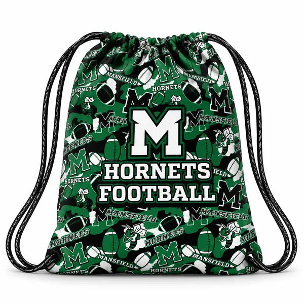 Mansfield Hornets Football Drawstring Bag