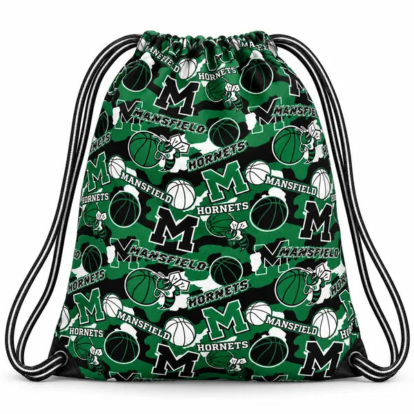 Mansfield Hornets Basketball Drawstring Bag