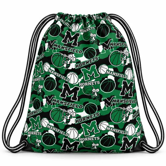Mansfield Hornets Basketball Drawstring Bag