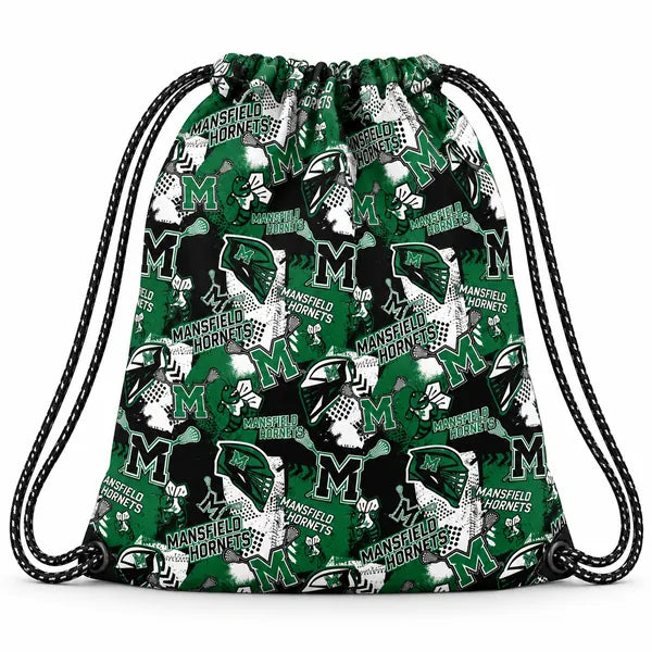 Mansfield Hornets Lacrosse Helmet Drawstring Bag