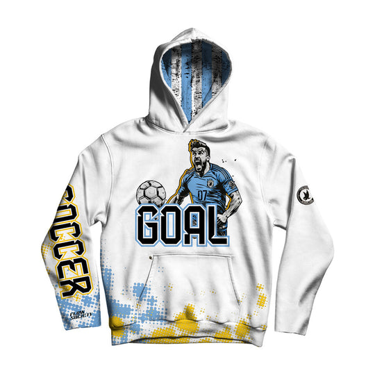 Youth Messy Soccer Hoodie