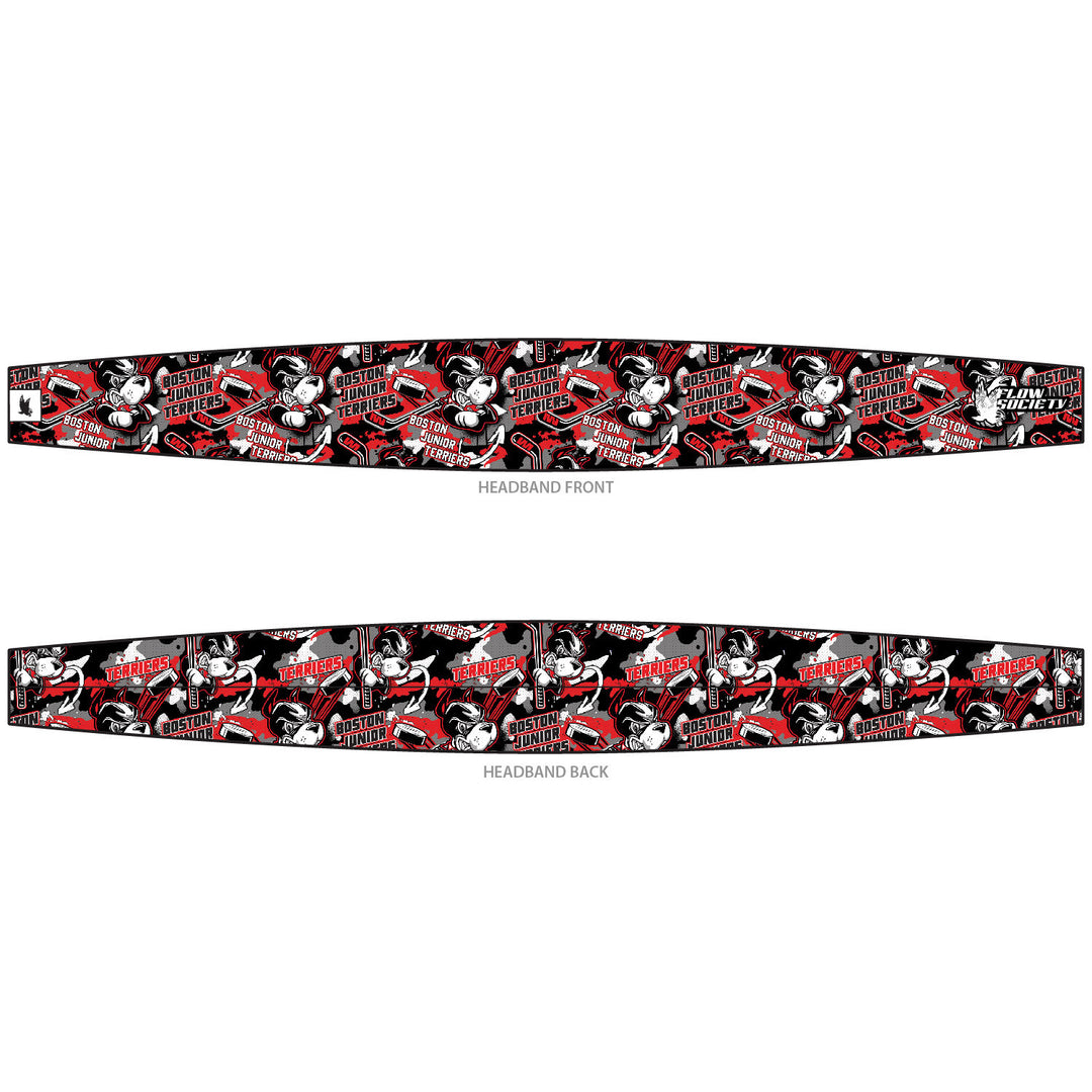 Youth Boston Junior Terriers Hockey Headband
